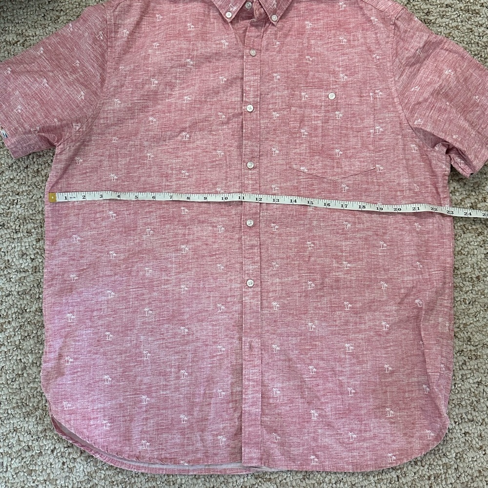 Denim & Flower Red Casual Button Down Shirt size XL - Picture 7 of 7